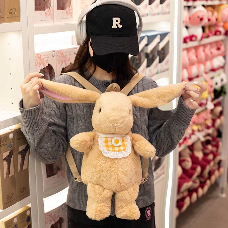 Süßer Hasenrucksack - Beige