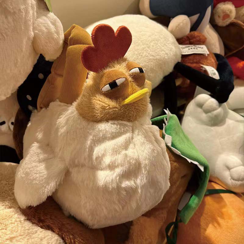 Lustige Hühner-Plüsch-Handtasche