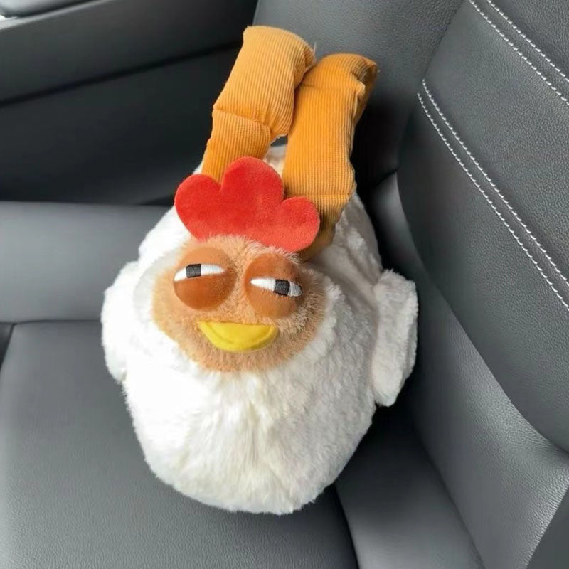 Lustige Hühner-Plüsch-Handtasche