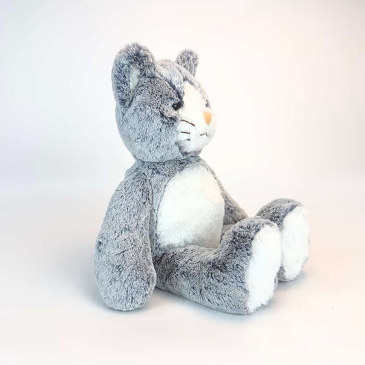 Whiskers - Graue Plüschkatze