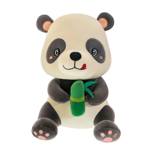 Süßer Panda mit Bambus