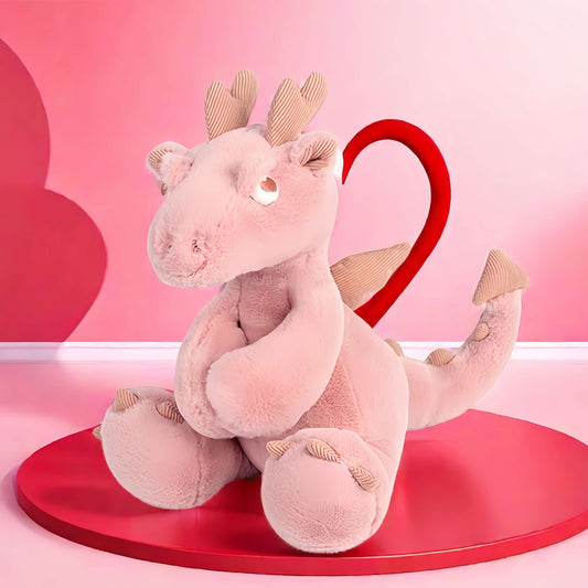 Süßer rosa Drachen Plüsch
