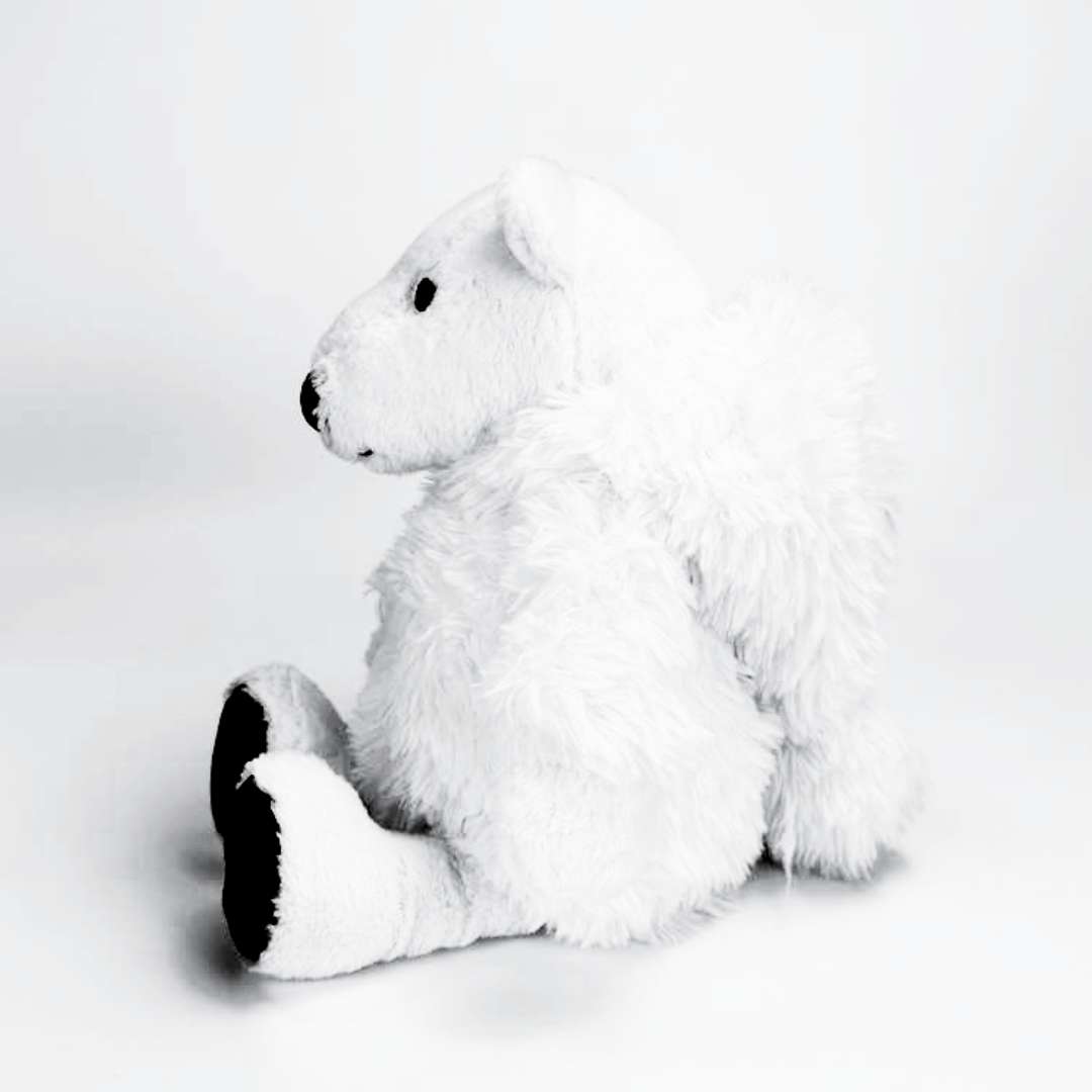 Niedlicher Plüsch-Polarbär