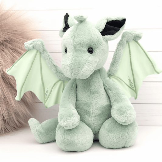 Niedlicher Grüner Drachen Plüsch