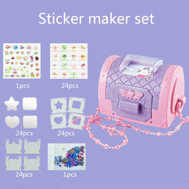 3d glitter sticker achine - fest der kreativität - sticker-set