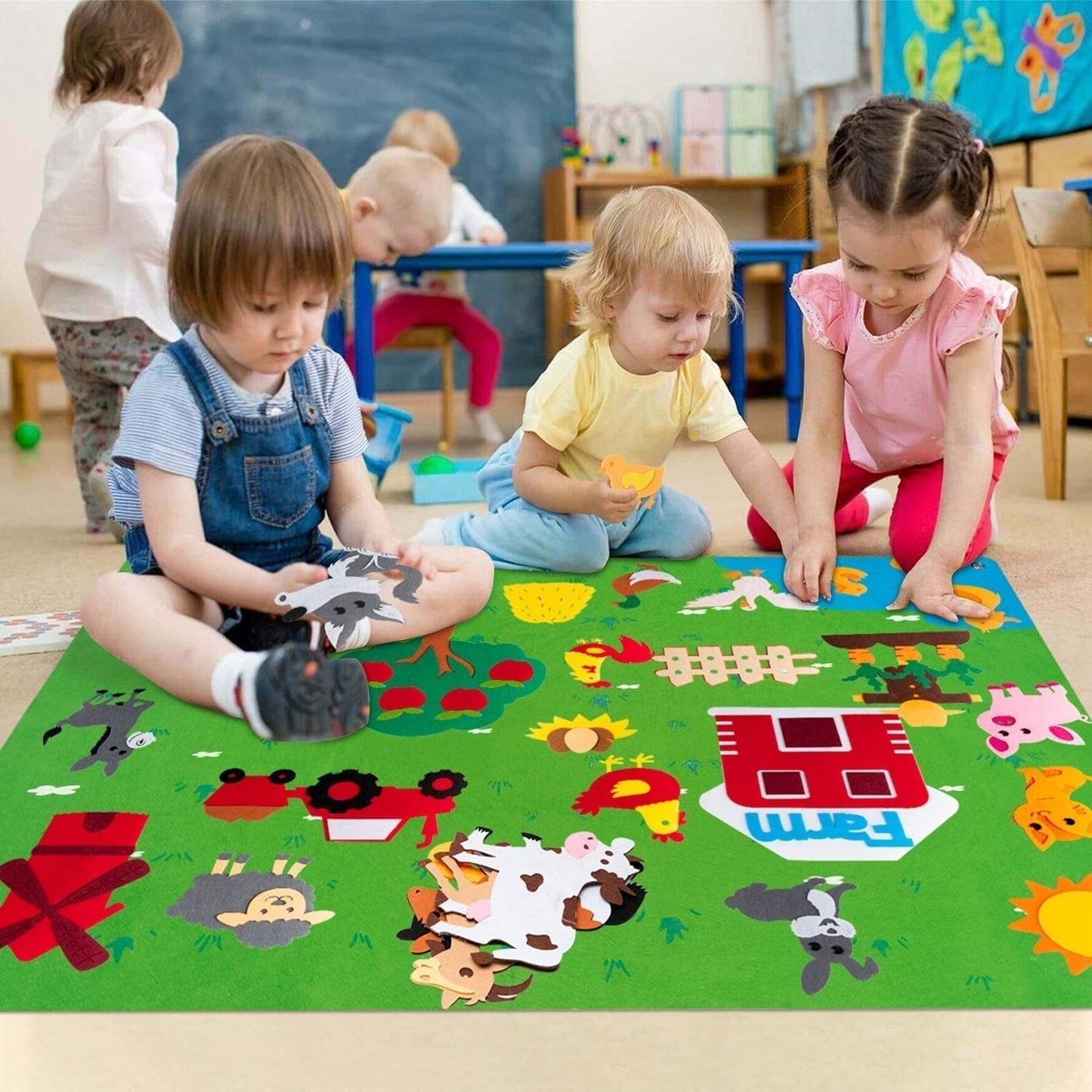 Endloses Entdecken und Spielspaß - Filztafel