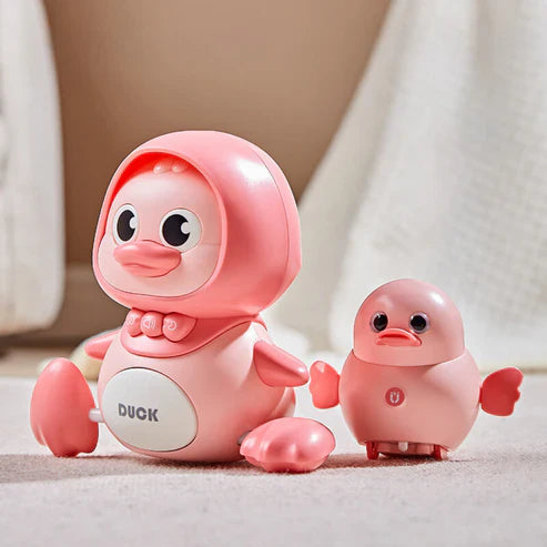 Watschelnde entenfamilie kinder spielzeug