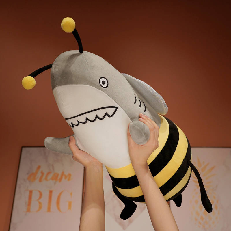 Buzz - Lustiger Bienen-Hai Plüschfigur