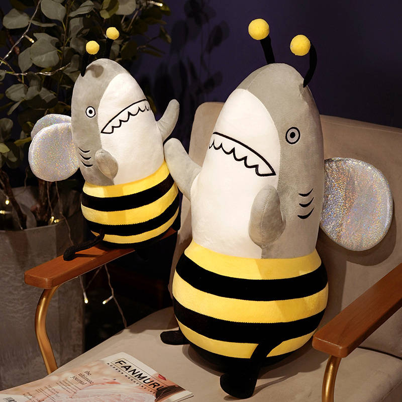 Buzz - Lustiger Bienen-Hai Plüschfigur