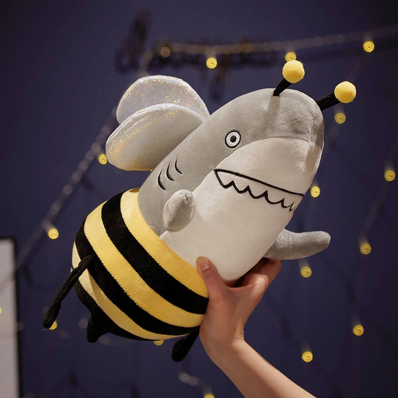 Buzz - Lustiger Bienen-Hai Plüschfigur