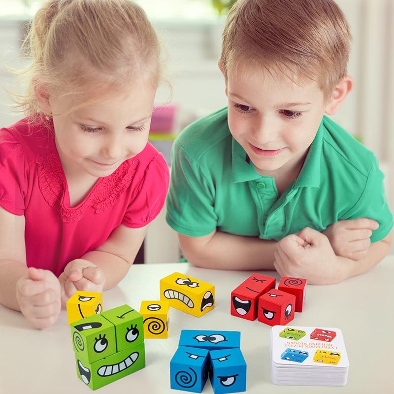 Woods | Denkübungen für kinder - ausdrucksblock-puzzle