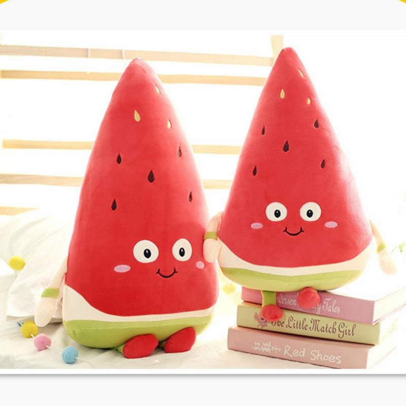 Kawaii Lächelnde Wassermelone Plüschtier