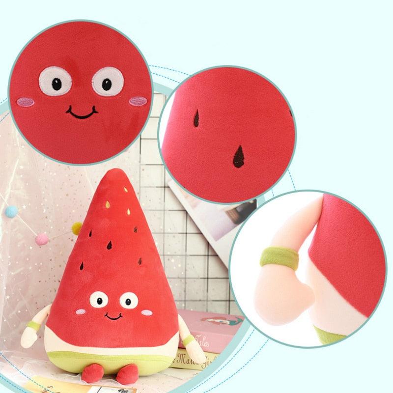 Kawaii Lächelnde Wassermelone Plüschtier