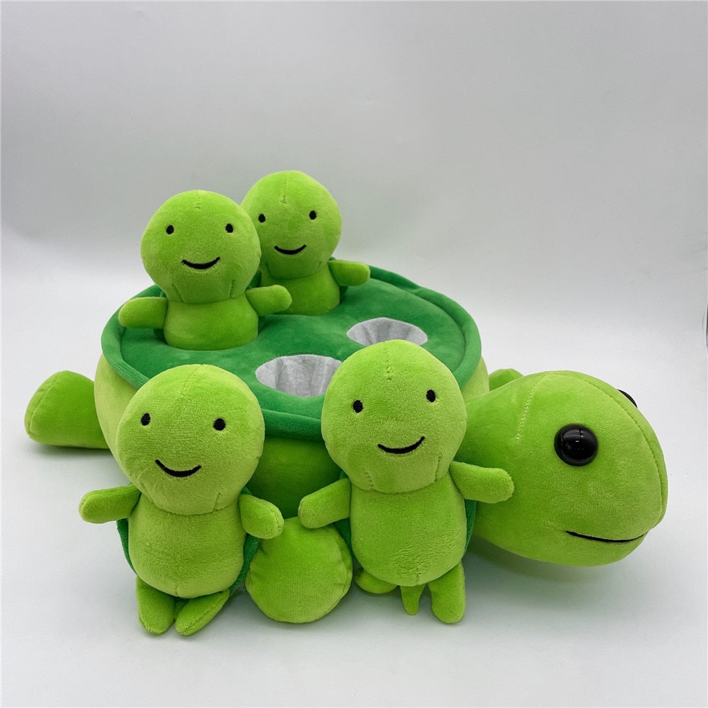 Turtle Family - Grünes Schildkröten Plüschset