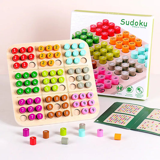 Woods - stundenlanger spaß - 3d-sudoku aus holz