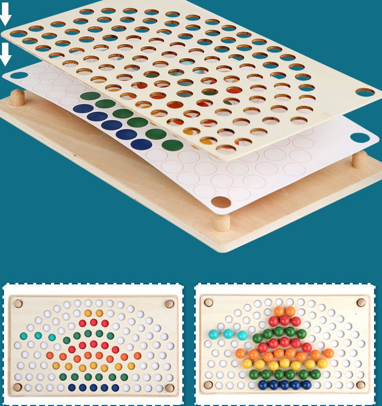 Woods - bauen und verbinden - regenbogen-perlen