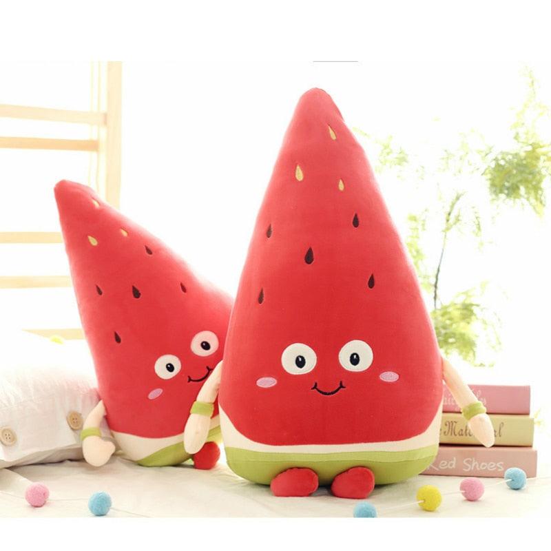 Kawaii Lächelnde Wassermelone Plüschtier