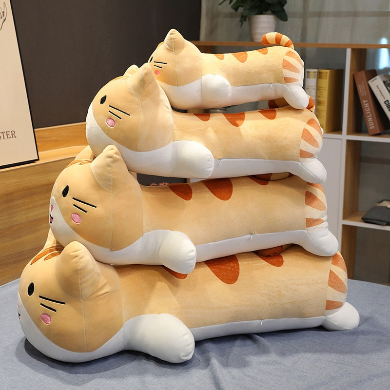 Butt - Flauschiges graues Katzenkissen