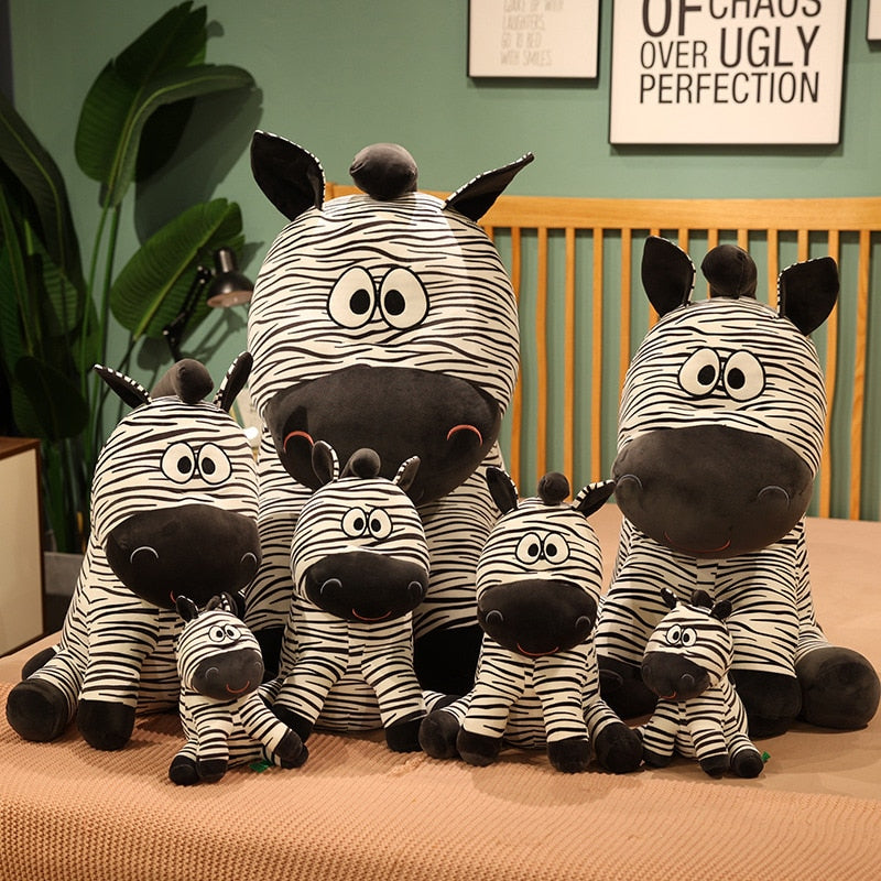 Alberne Zebra-Plüschtiere