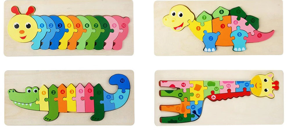 Woods - puzzle für neugierige köpfe - tierpuzzle