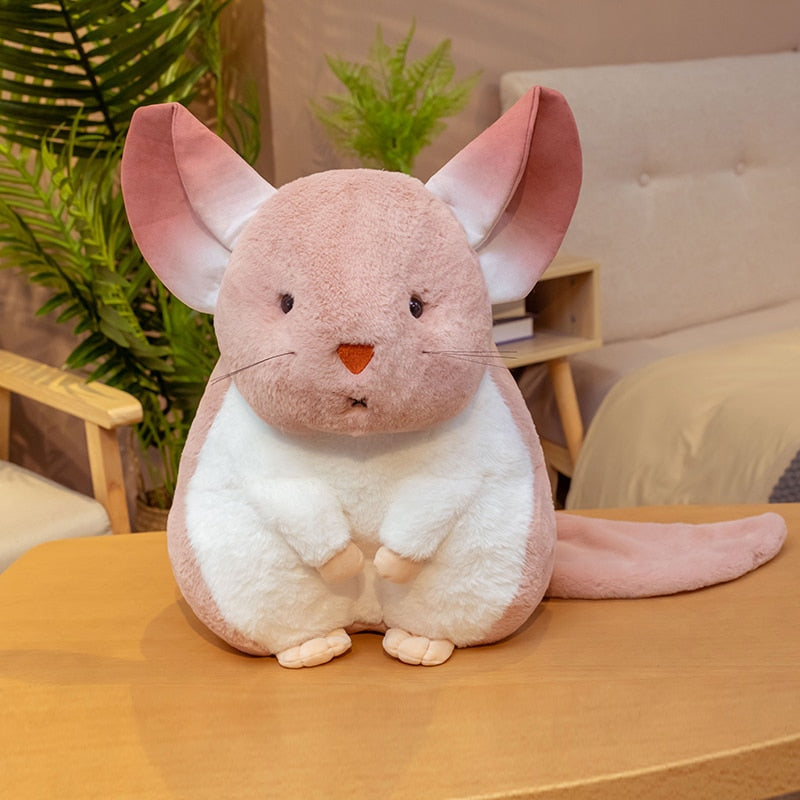 Mouse - Weicher weißer Plüsch