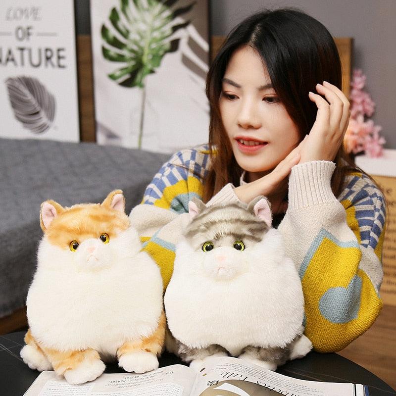 Bezaubernde Fuzzy Mähne Kitty Katze Plüschtiere