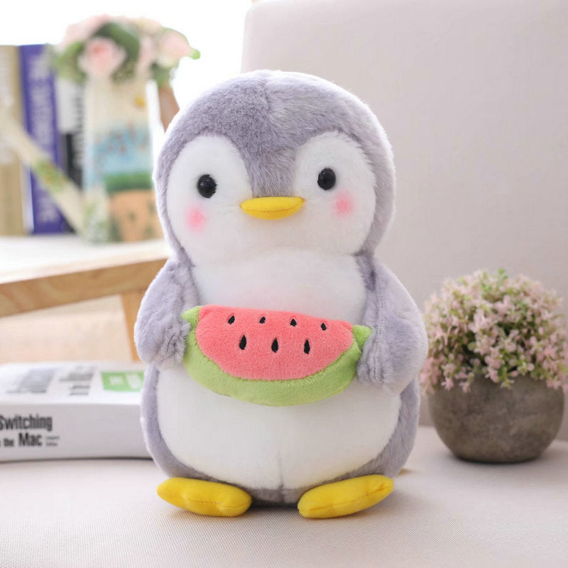 Waddles Familie – Grauer Pinguinplüsch