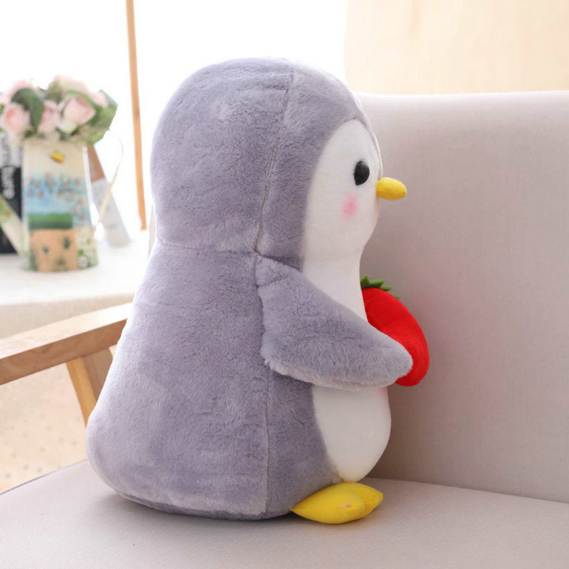 Waddles Familie – Grauer Pinguinplüsch