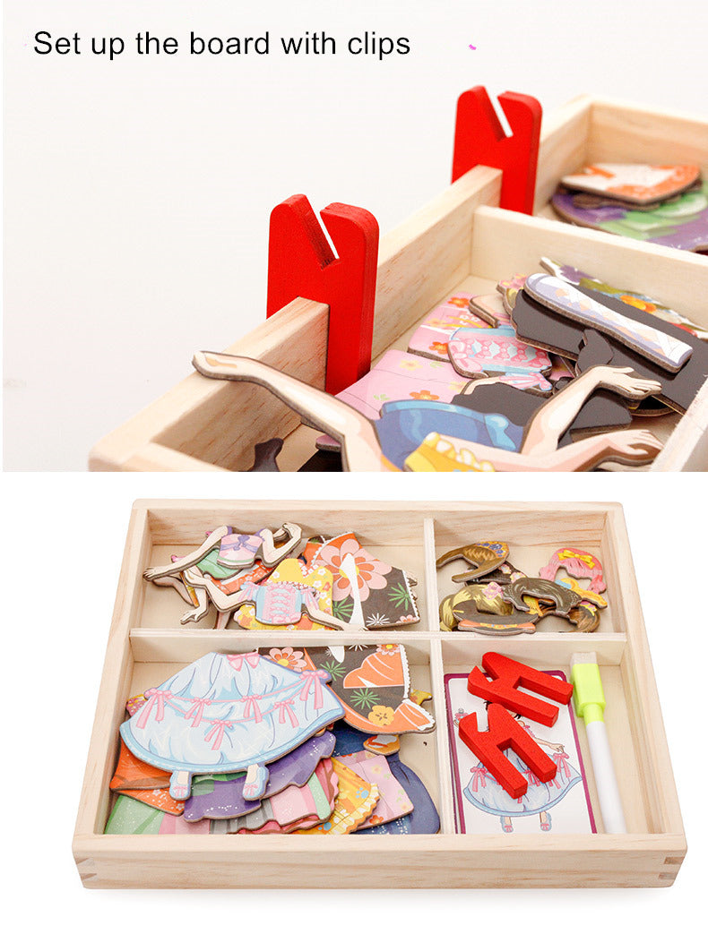 Woods magnetic sticker puzzles- endlose kreationen - magnetische 3D sticker puzzles