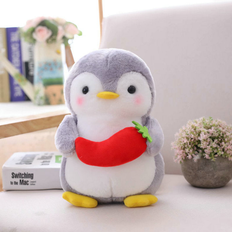 Waddles Familie – Grauer Pinguinplüsch