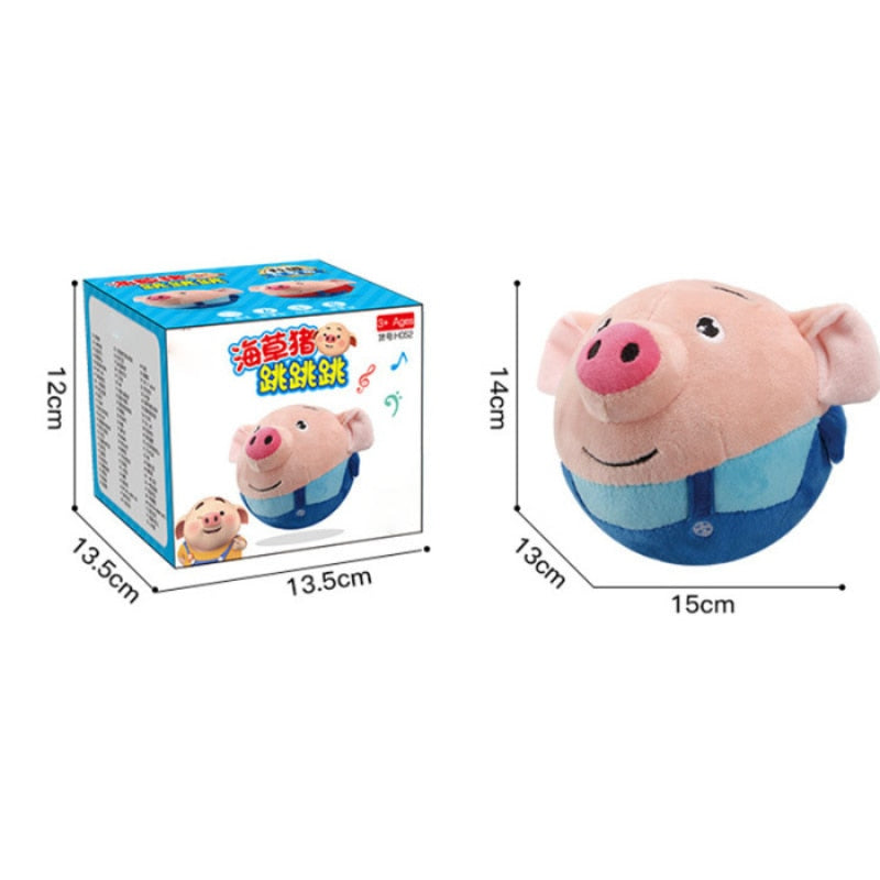 Jumping Piggy Ball | gut für bewegung - interaktiver spielzeugball