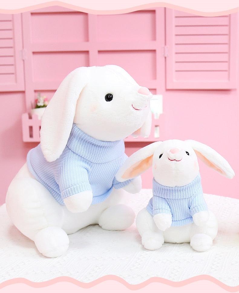 Kawaii Bunny Kaninchen mit Pullover Plüschtiere