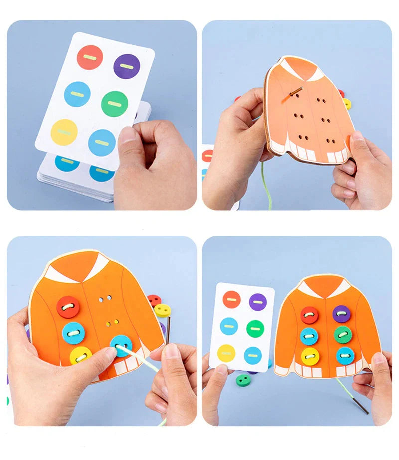 Button threads – kreativer spaß für kinder
