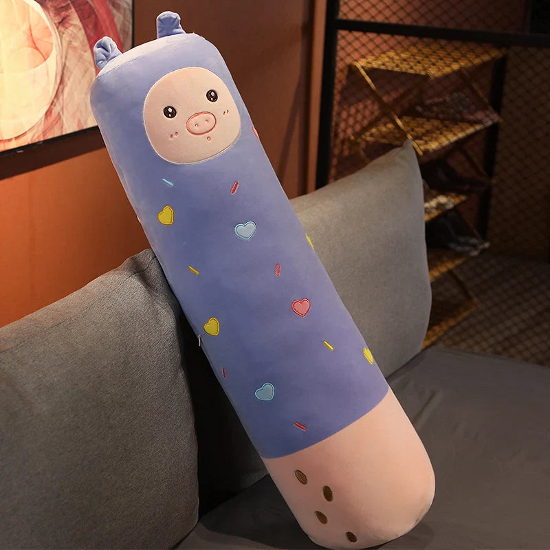 Kawaii Cuddle - Weiches rosa Tier-Kissen