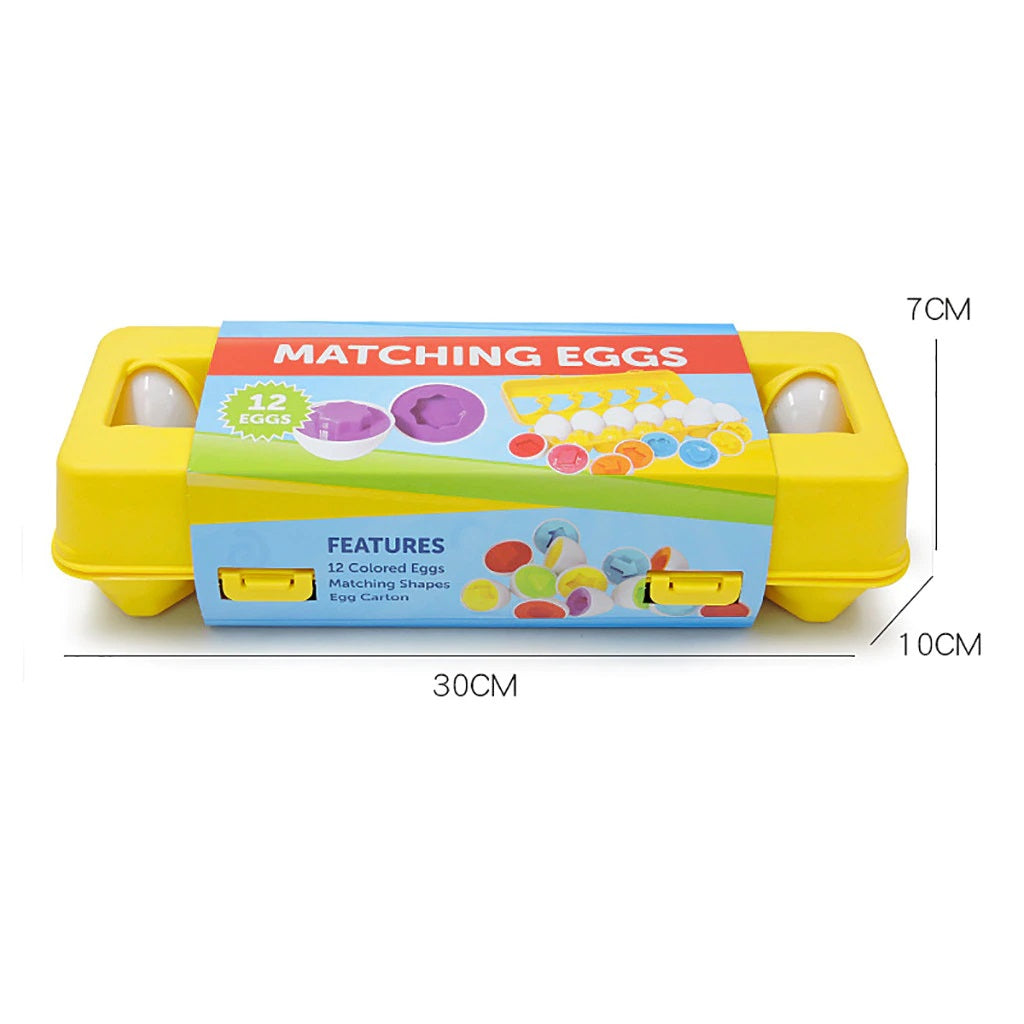 Egg Puzzle | denkspiel für kinder - kreativer eierkarton