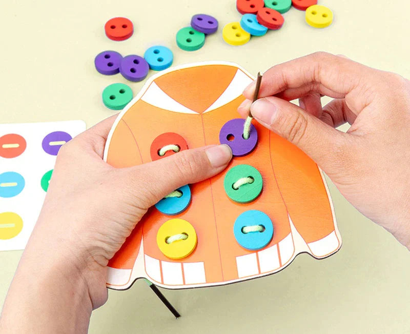 Button threads – kreativer spaß für kinder