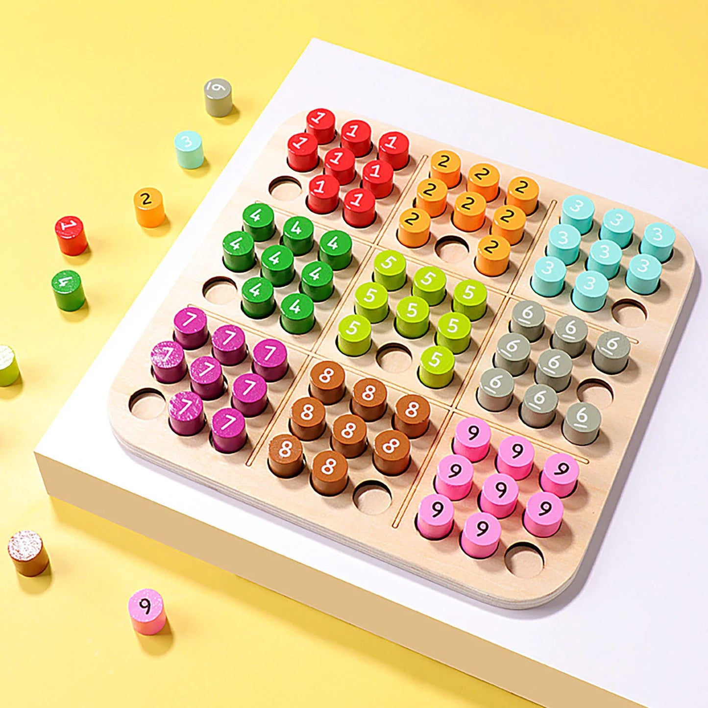 Woods - stundenlanger spaß - 3d-sudoku aus holz