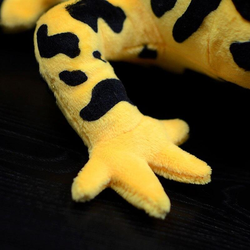 Realistischer gelber Pfeilgiftfrosch Plüschtier