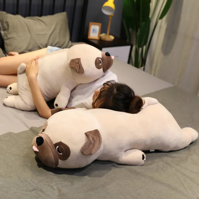 Mops Kuschelkissen Freund