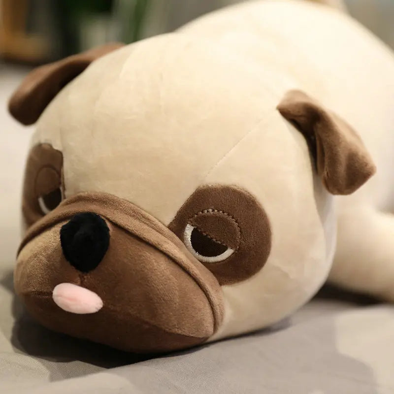 Mops Kuschelkissen Freund