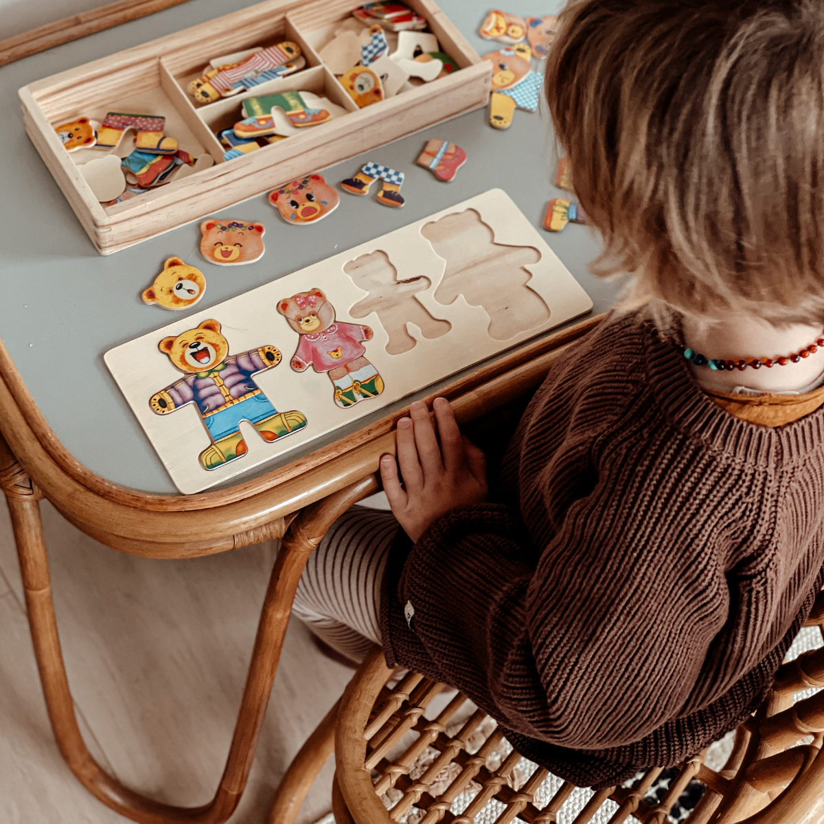 Holzpuzzle zum Anziehen - Boris von Woods