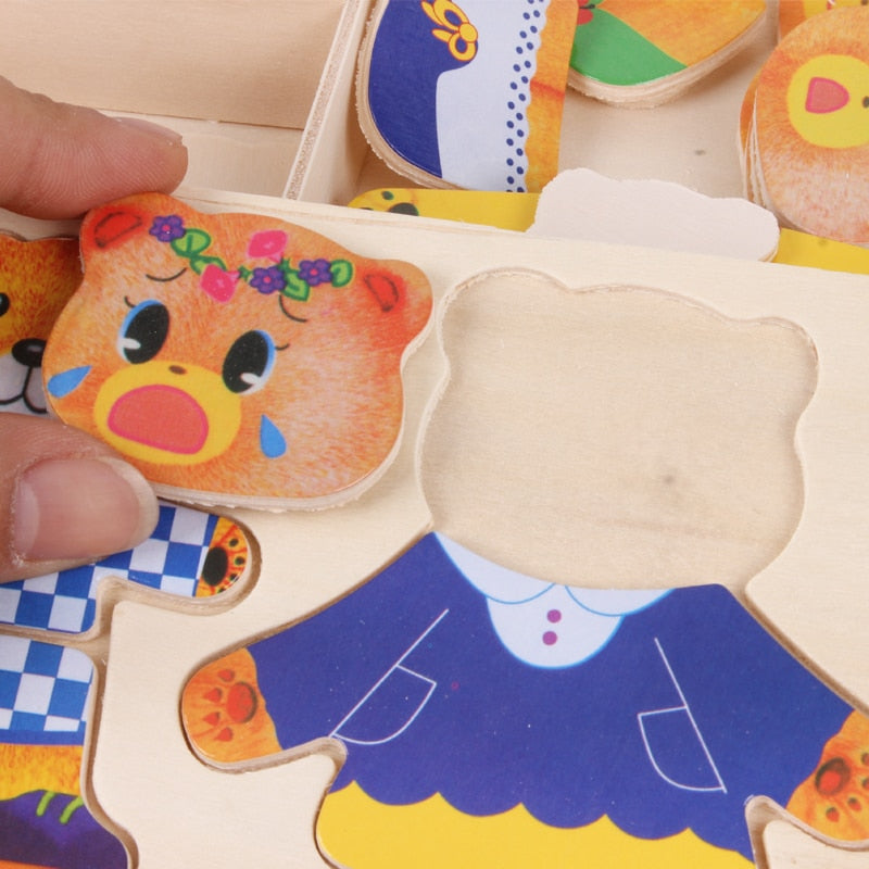 Holzpuzzle zum Anziehen - Boris von Woods