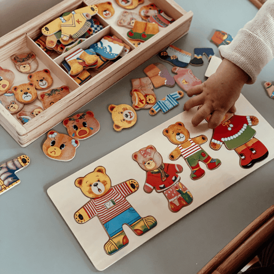 Holzpuzzle zum Anziehen - Boris von Woods