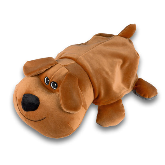 2-in-1 Reversibles Schlafhund Plüschtie