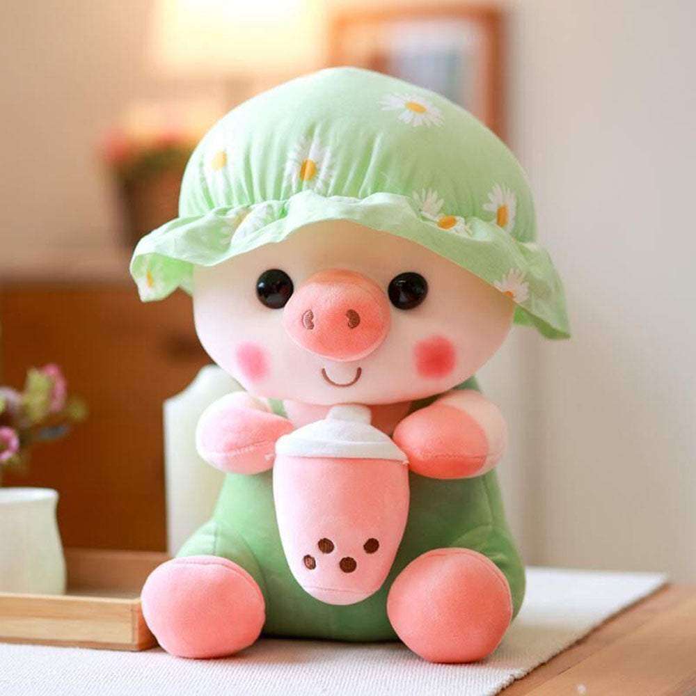 Daisy - Kawaii Boba Schwein Plüschfigur