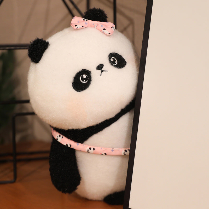 Kawaii Panda Plüschspielzeug mit Tasche