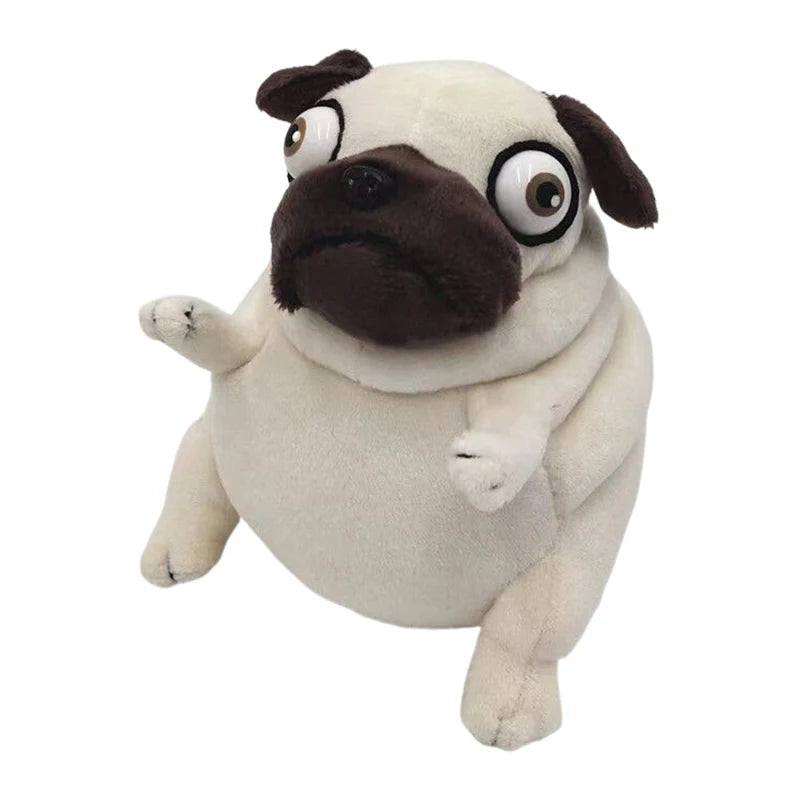Knuffiger Mops-Anhänger