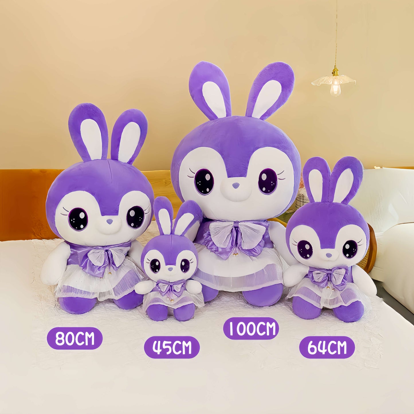 Niedlicher Lila Hase