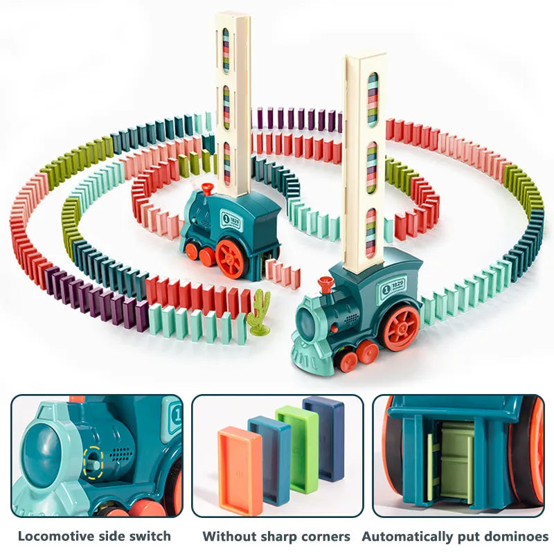 Domino train - magiske dominostener