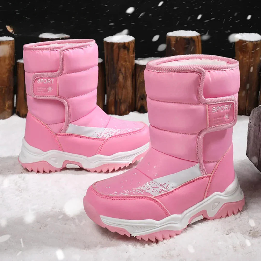 Gemütliche wasserdichte winterstiefel für kinder